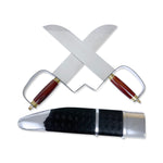 Double Butterfly Swords Stainless Steel