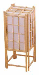 Traditional Japanese Tatami Lantern - Dimensions 18" x 7.5" x 7.5"