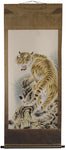 Tiger Scroll (Up) - Hand Painted 73" x 28"