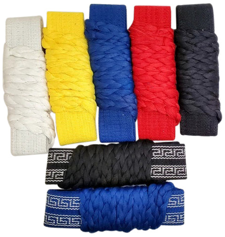 Extra Long Traditional Kung Fu Solid or Cloud Pattern Cord Belt