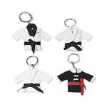 Karate Kung Fu TKD Judo Gi Uniform Keychain