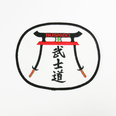Kung Fu Bushido Patch - Embroidery Style - Cotton
