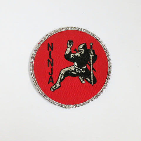 Ninja Patch - 3" - Embroidery Style - Cotton