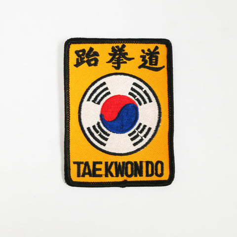 Tae Kwon Do Symbol Patch - Embroidery Style - Cotton