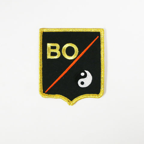 BO Patch - Black - Embroidery Style - Cotton