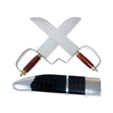 Double Butterfly Swords Stainless Steel