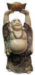 Standing Money Buddha Statue Holding Offering Bowl