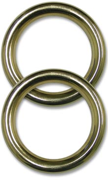 Essentials by Leisure Arts Metal Ring 2 in. Brass