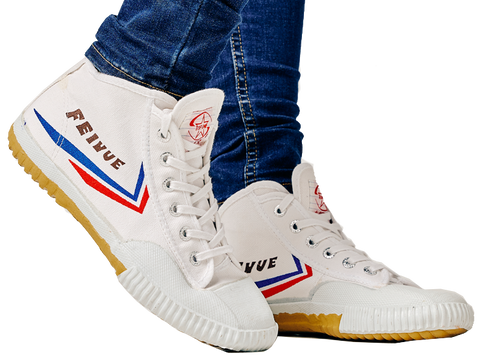 Fei Yue Chinese Monk Shoes Feiyue High Top White Original Shaolin
