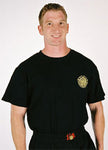 Instructor Black T-shirts with Golden Embroidery