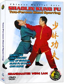 (Shaolin DVD #09) Two-Person Hand Sparring Chinese Traditional Shaolin Kung Fu by Sifu Wing Lam
