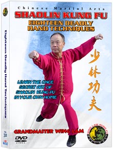 (Shaolin DVD #32) Eighteen Deadly Hand Techniques Chinese Traditional Shaolin Kung Fu