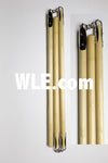 Traditional White Wax Wood Three-Section Staff
