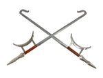 Combat Steel Tiger-Head Hook Swords
