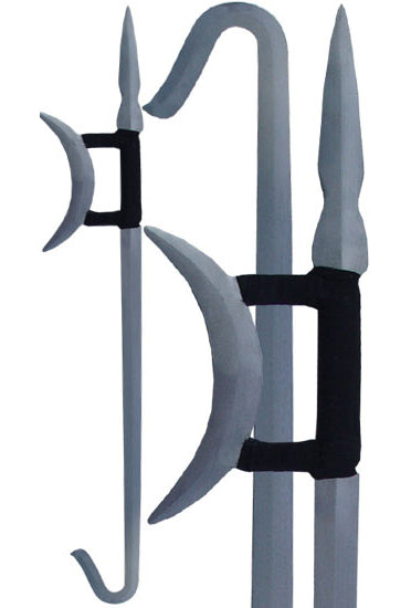 Chinese Hook Sword Halberd Tiger Head Hook Pattern Steel Battle