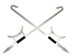 Master Kit Tiger-Head Hook Swords Semi Stiff Blade