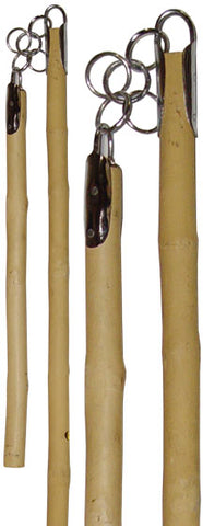 Traditional White Waxwood Two Section Staff