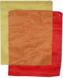 Kung Fu Weapon Flags-Large & Medium | Red/Yellow