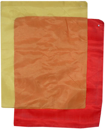 Kung Fu Weapon Flags-Large & Medium | Red/Yellow