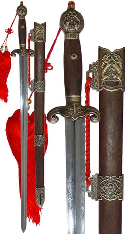 Antique-Finish Tai Chi Sword N/W