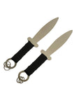 Black Handle Stainless Steel Wushu Double Daggers